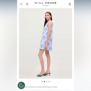 🐚 HILL HOUSE | CHARLIE SHIFT DRESS | LARGE